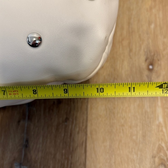 Maje Embellished Bow Bag in White Leather - Picture 8 of 15